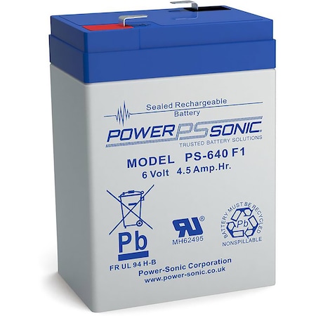 Power Sonic PS-640F1 Univeral AGM Battery PS-640F1